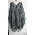 Ladies 100% Acrylic Fancy Yarn Knit Pullover Sweater